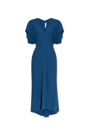 パーティードレス GIVENCHY BW21LE 30XH 499 Dresses Blue Givenchy Draped Gown in Baby Blue | FWRD